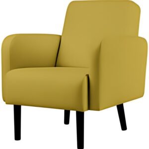 PAPERFLOW Fauteuil LISBOA, habillage simili cuir, vert