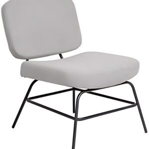PAPERFLOW Fauteuil visiteur CURVE, gris