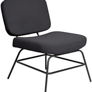 PAPERFLOW Fauteuil visiteur CURVE, anthracite
