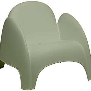 PAPERFLOW Siège en plastique DUMBO, vert, set de 4