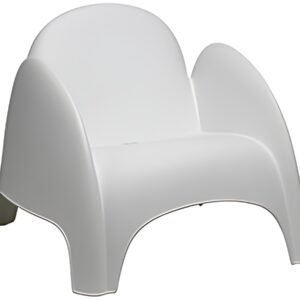 PAPERFLOW Siège en plastique DUMBO, blanc, set de 4