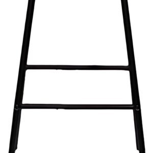 PAPERFLOW Chaise de bar OSLO, set de 2, structure noire