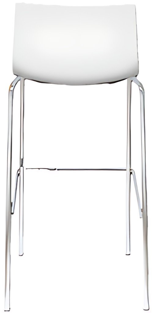 PAPERFLOW Chaise de bar HARPER, set de 2, blanc