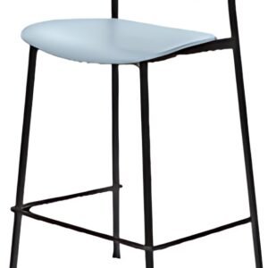 PAPERFLOW Chaise de bar SOHO, set de 2, bleu