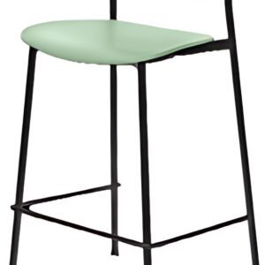 PAPERFLOW Chaise de bar SOHO, set de 2, vert