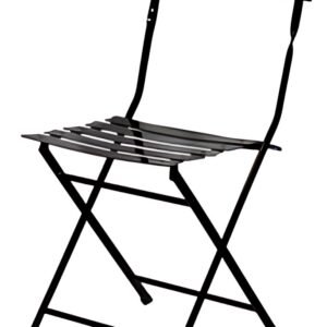 PAPERFLOW Chaise pliante d'extérieur EDEN, set de 2, noir