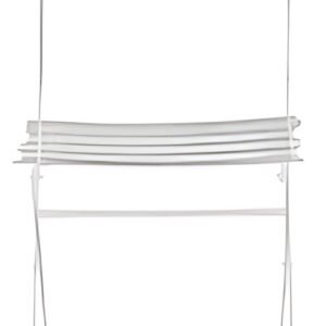 PAPERFLOW Chaise pliante d'extérieur EDEN, set de 2, blanc