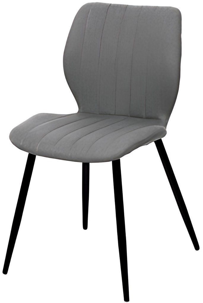 PAPERFLOW Chaise visiteur LINE, set de 2, gris
