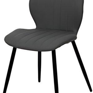 PAPERFLOW Chaise visiteur LINE, set de 2, anthracite