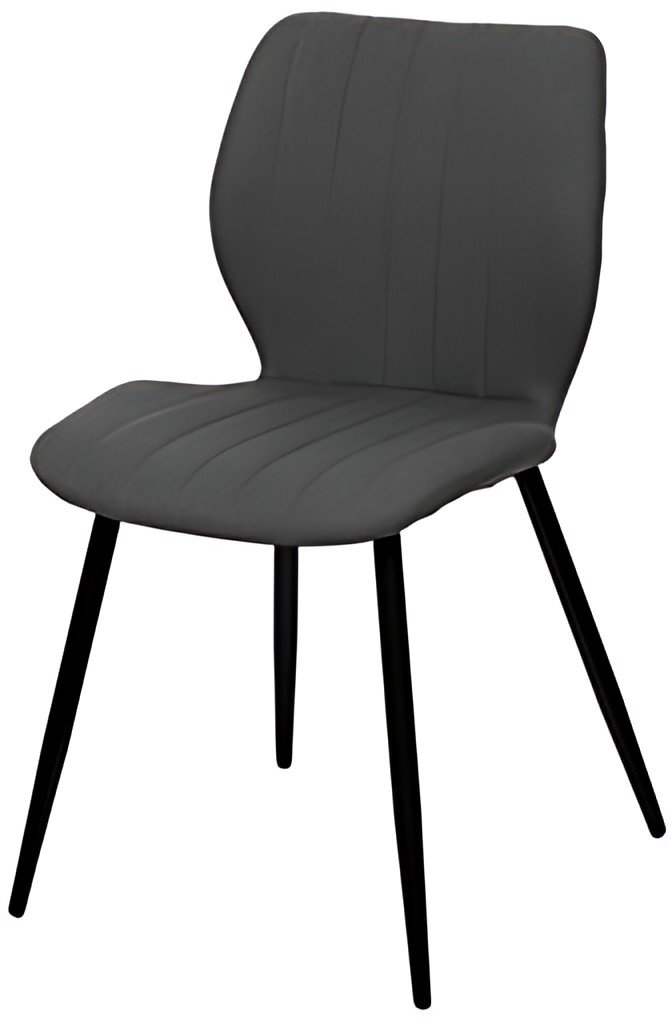 PAPERFLOW Chaise visiteur LINE, set de 2, anthracite