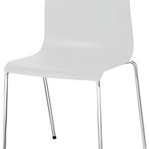 PAPERFLOW Chaise visiteur ARKO, set de 2, blanc