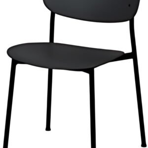 PAPERFLOW Chaise visiteur SOHO, set de 2, noir