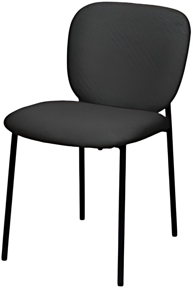 PAPERFLOW Chaise visiteur TWIST  set de 2, anthracite