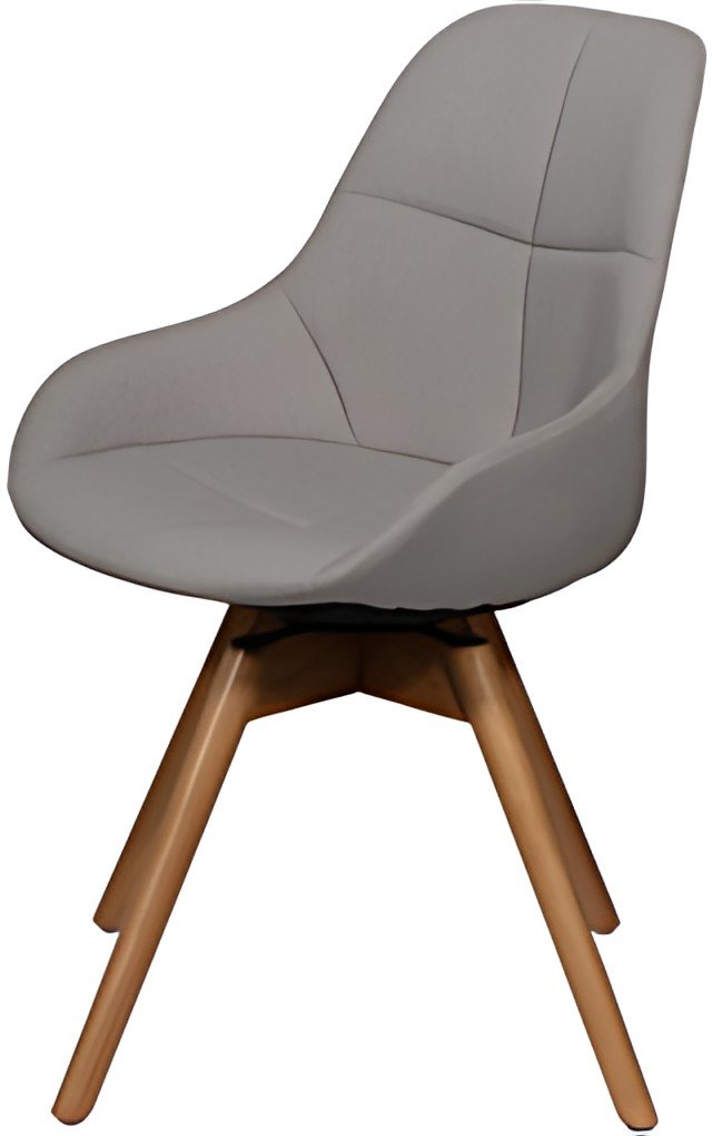 PAPERFLOW Chaise visiteur JUNO, set de 2, gris