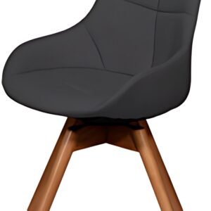 PAPERFLOW Chaise visiteur JUNO, set de 2, anthracite
