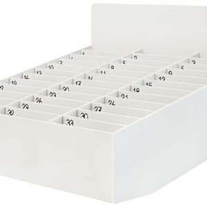 PAPERFLOW Rangement pour smartphones avec 33 logements, gris