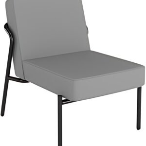 PAPERFLOW Fauteuil visiteur d'extérieur MEDSO KLASSIK S gris