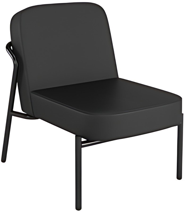 PAPERFLOW Fauteuil visiteur MEDSO RUND S, simili-cuir, crème