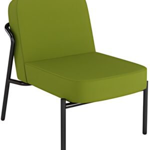 PAPERFLOW Fauteuil visiteur d'extérieur MEDSO RUND S, vert