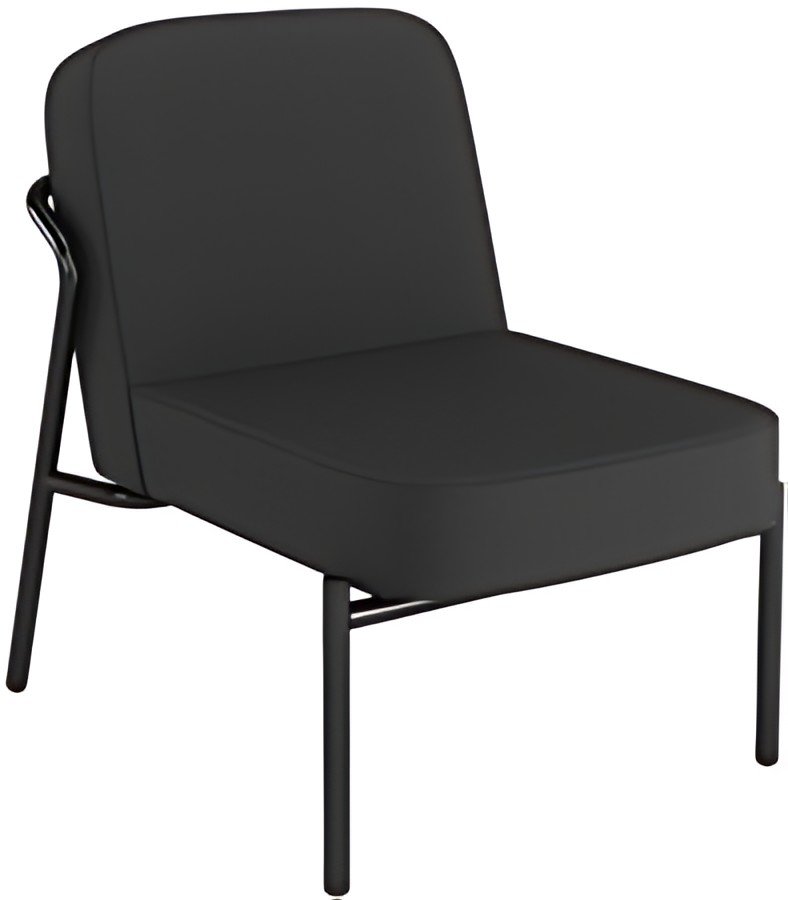 PAPERFLOW Fauteuil visiteur d'extérieur MEDSO RUND S