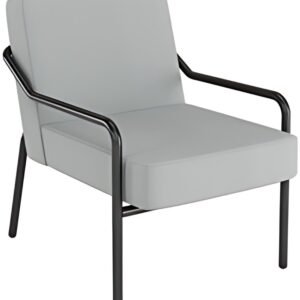 PAPERFLOW Fauteuil visiteur MEDSO KLASSIK M, tissu, gris