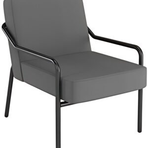 PAPERFLOW Fauteuil visiteur MEDSO KLASSIK M tissu anthracite