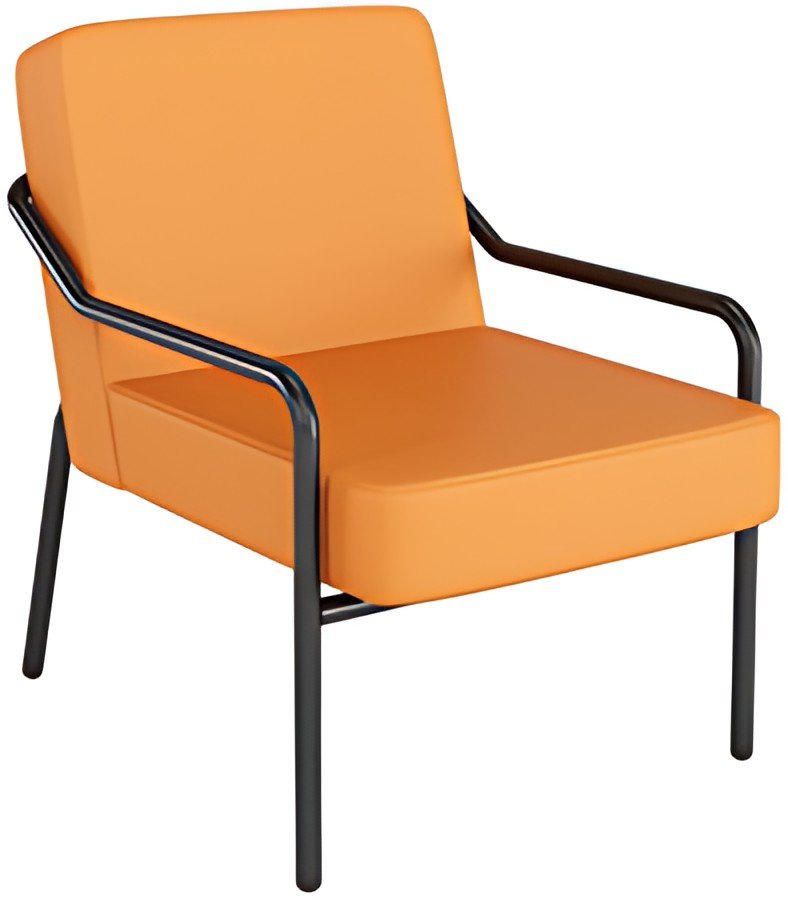 PAPERFLOW Fauteuil visiteur MEDSO KLASSIK M, simili-cuir