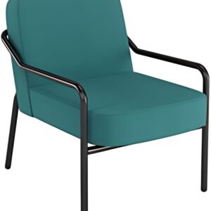 PAPERFLOW Fauteuil visiteur MEDSO RUND M, tissu, bleu