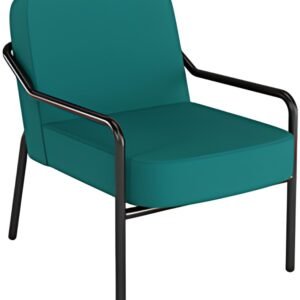PAPERFLOW Fauteuil visiteur d'extérieur MEDSO RUND M, bleu