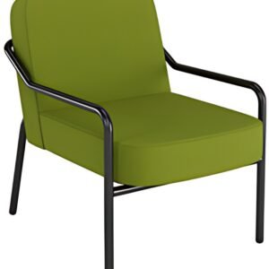 PAPERFLOW Fauteuil visiteur d'extérieur MEDSO RUND M, vert
