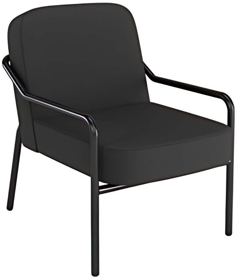 PAPERFLOW Fauteuil visiteur d'extérieur MEDSO RUND M