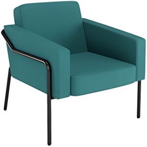 PAPERFLOW Fauteuil visiteur MEDSO KLASSIK L, tissu, bleu