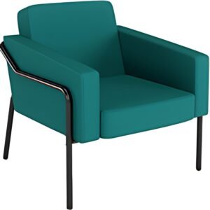 PAPERFLOW Fauteuil visiteur d'extérieur MEDSO KLASSIK L bleu