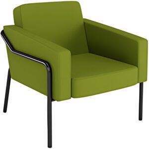 PAPERFLOW Fauteuil visiteur d'extérieur MEDSO KLASSIK L vert