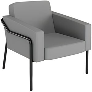 PAPERFLOW Fauteuil visiteur d'extérieur MEDSO KLASSIK L gris