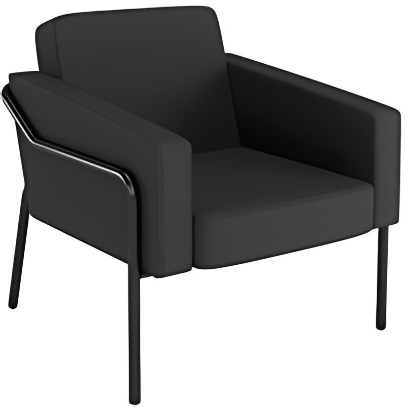 PAPERFLOW Fauteuil visiteur d'extérieur MEDSO KLASSIK L