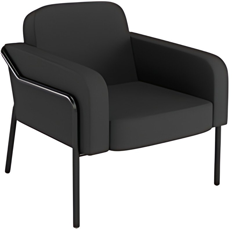 PAPERFLOW Fauteuil visiteur d'extérieur MEDSO RUND L