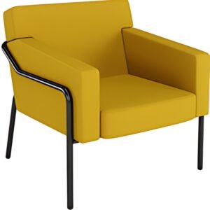 PAPERFLOW Fauteuil visiteur d'extérieur MEDSO T L, jaune