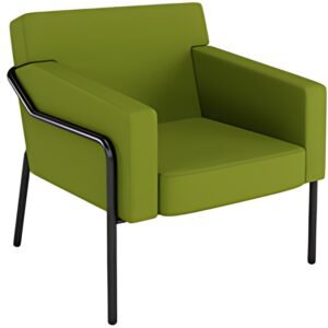 PAPERFLOW Fauteuil visiteur d'extérieur MEDSO T L, vert