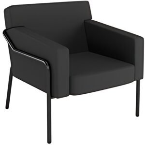 PAPERFLOW Fauteuil visiteur d'extérieur MEDSO T L anthracite