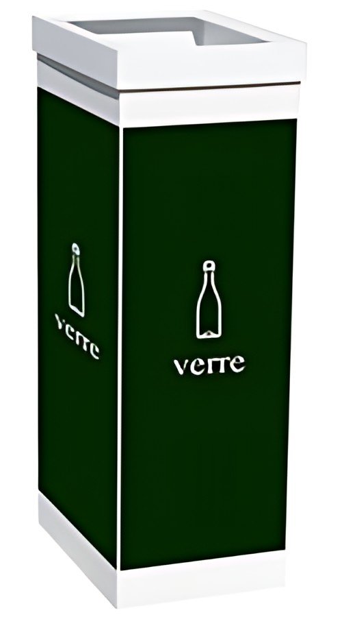PAPERFLOW Collecteur pour tri sélectif verre, blanc