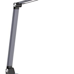 PAPERFLOW Lampe de table à LED JOA, socle, gris métallisé