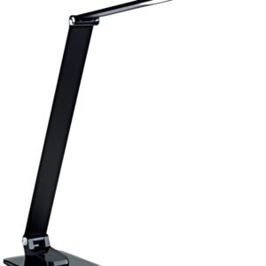 PAPERFLOW Lampe de table à LED OLGA, socle, noir