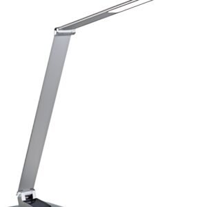 PAPERFLOW Lampe de table à LED OLGA, socle, gris