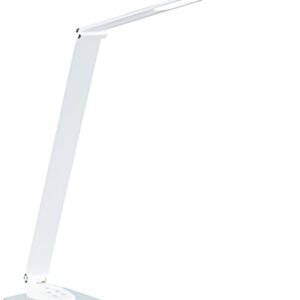 PAPERFLOW Lampe de table à LED OLGA, socle, blanc