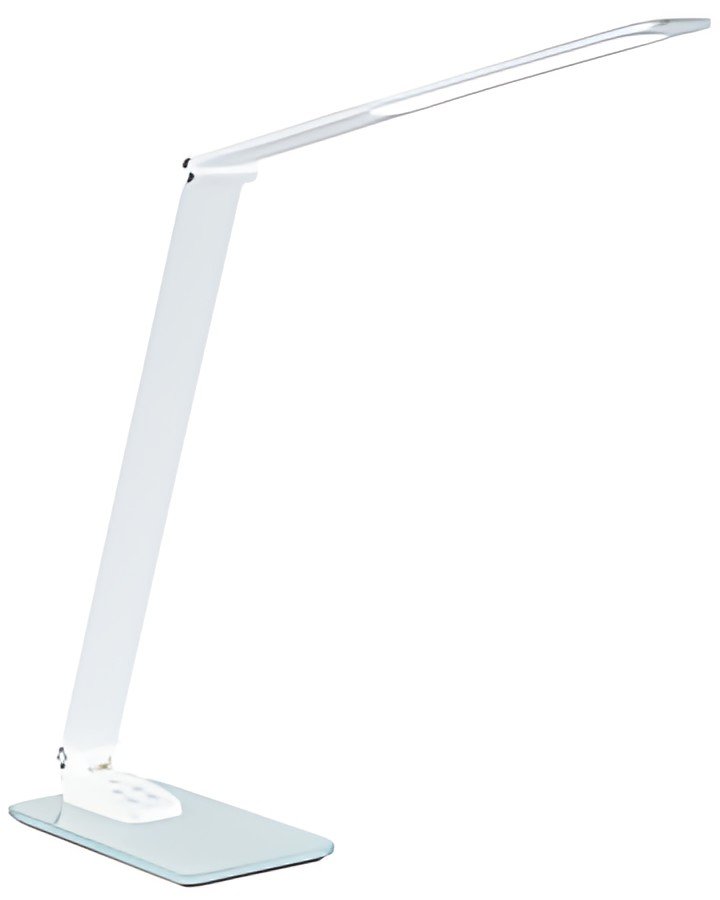 PAPERFLOW Lampe de table à LED OLGA, socle, blanc