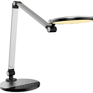 PAPERFLOW Lampe de table à LED CHUCK, socle, argent