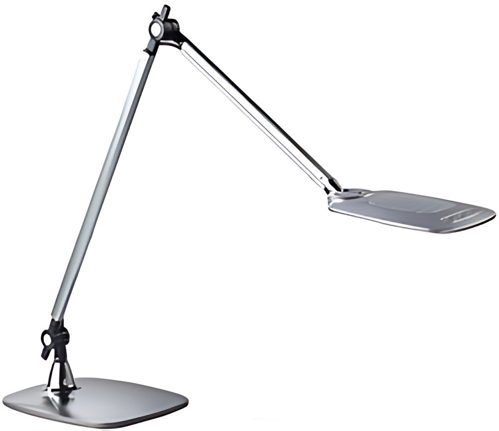PAPERFLOW Lampe de table à LED JIM, socle, argent