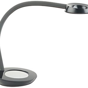 PAPERFLOW Lampe de table à LED TOBY, socle, noir
