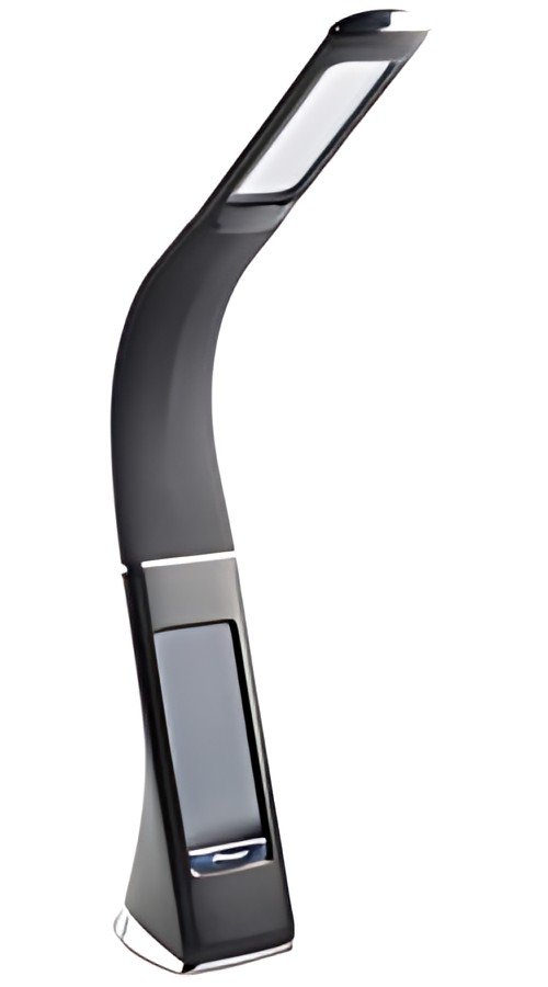PAPERFLOW Lampe de table à LED CLARK, socle, noir